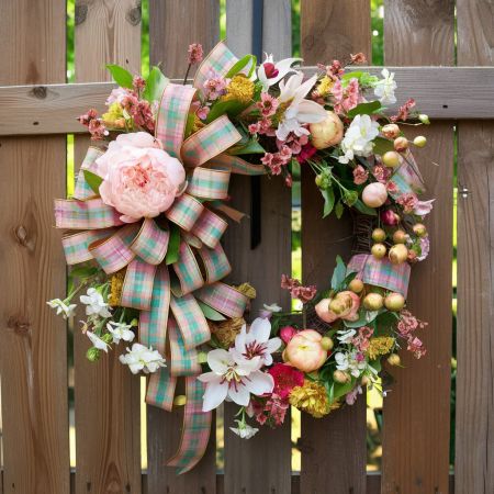 Spring time Floral Wreath